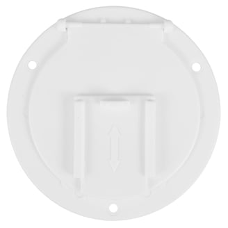 Prime Products 28-0121 Stick-On Motorhome Level – White, Adhesive Backing, Tool-Free Installation For RV, Trailer, Camper
