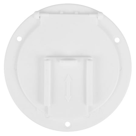 UNOMOR 1 Set RV Power Cord Cover for RV Parts and Accessories White Plastic -Through for Campers