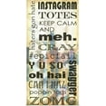 thumbnail image 1 of Great BIG Canvas | Rolled Vision Studio Poster Print entitled Urban Chevron Phrases II, 1 of 4
