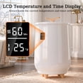 thumbnail image 4 of TASKBAY Towel Warmer Buckets with LED Temperature Display and 4 Timer, 20L Hot Towel Warmers for Bathroom, White, 4 of 8