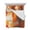 Orange, variant on Burnt Orange Brown Queen Size Down Alternative Comforter, Lightweight Comforter Quilt Bedding Set with Pillow Shams Farmhouse Ombre Abstract Mottled Art All Seasons Bed Comforter Duvet Insert 90"x96"