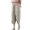 Beige, variant on Mlzmgr Capri Pants Women Linen Pants Loose Elastic High Waisted Loose Comfy Summer Capris with Pockets