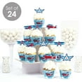 thumbnail image 2 of Big Dot of Happiness Taking Flight - Airplane - Cupcake Decoration - Vintage Plane Party - Cupcake Wrappers and Treat Picks Kit - Set of 24, 2 of 8