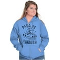 thumbnail image 4 of Alien UFO Passing Through Cute Funny Zip Up Hoodie Men's Women's Brisco Brands 2X, 4 of 6