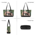thumbnail image 6 of FORMRS Canvas Laptop Tote Bag for Women with 15.6" Computer Compartments Shoulder Handbag, Pink Sleeping Cat, 6 of 7