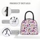 thumbnail image 4 of Fotbe Wine Bolsa de Almuerzo con Estampado, Lonchera Aislada, Contenedor de Comida Reutilizable Tipo Cooler a Prueba de Fugas, 4 of 6