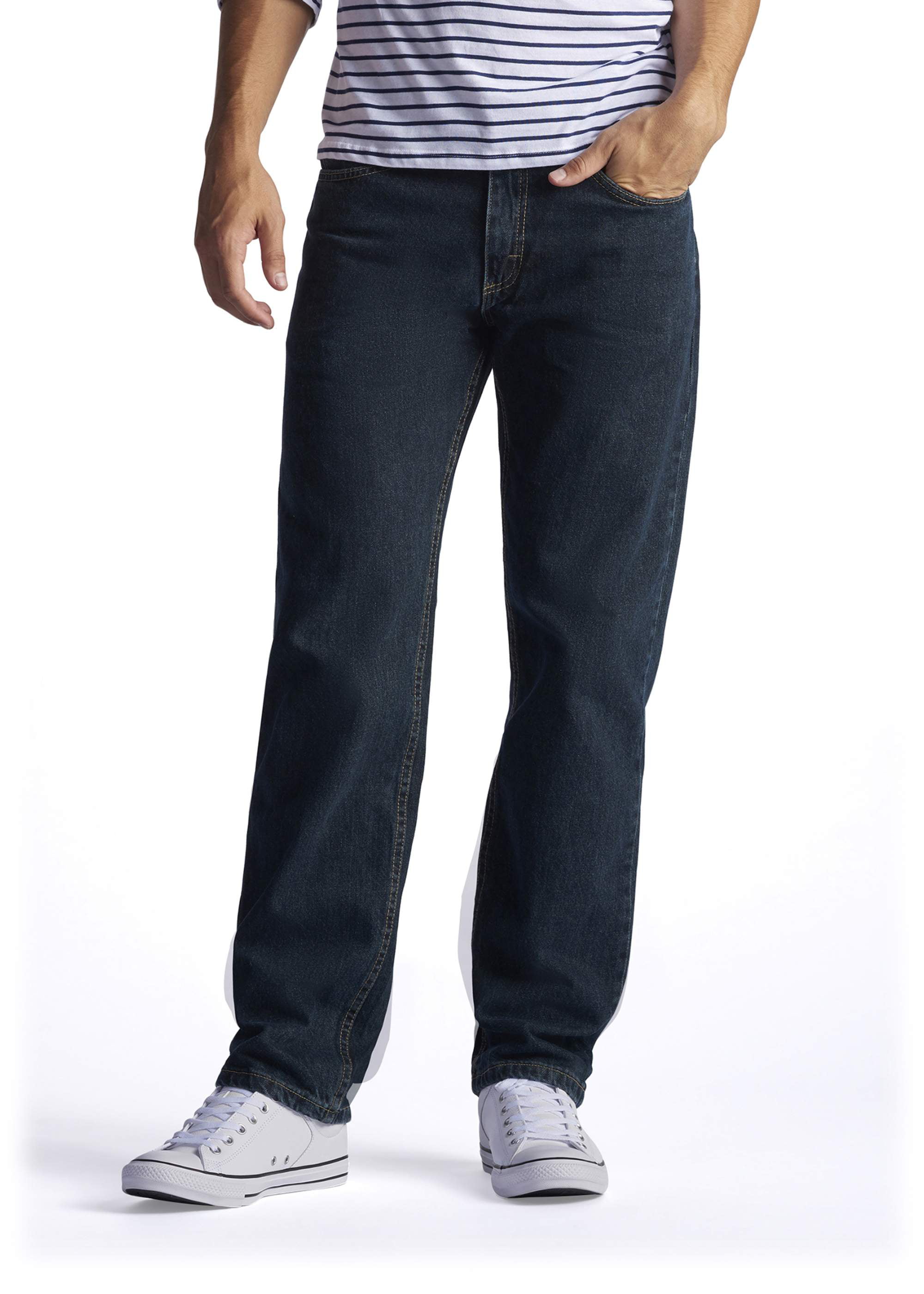 Lee Men's Regular Fit Straight Leg Jean, Black Quartz, 28W x 30L | Walmart Canada