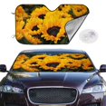 thumbnail image 2 of Fotbe Flower Bush Sunflower Car Windshield Sunshade | Sun Visor Protector Front Window Shade, Keeps Out UV Rays, Keeps Your Vehicle Cool-Medium, 2 of 7