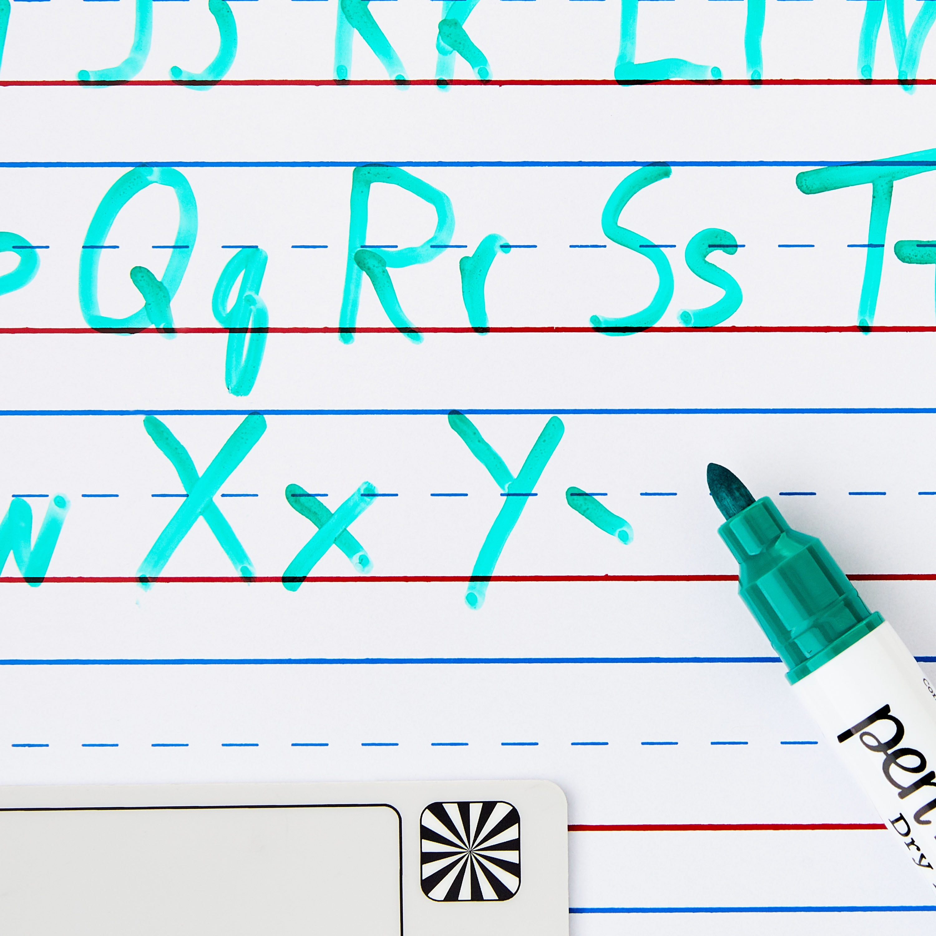 (4 pack) Pen+Gear 2-in-1 Magnetic Dry Erase Markers, Fine Tip, Assorted Colors, 8 Count