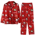 thumbnail image 4 of 2 uds Sanrio Hello Kitty pijamas Anime Y2K niñas pantalones de manga larga moda Kawaii Casual suelta pareja ropa de casa traje camisón, 4 of 4