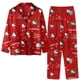 thumbnail image 4 of 2 uds Sanrio Hello Kitty pijamas Anime Y2K niñas pantalones de manga larga moda Kawaii Casual suelta pareja ropa de casa traje camisón, 4 of 4