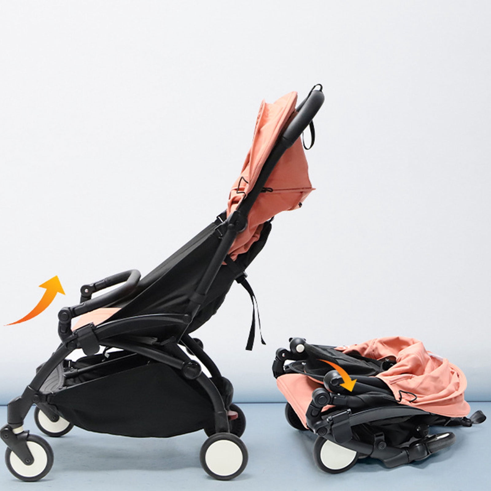Handle Bumper for 0-5T Pushchair Armrest Handle Legrest for Mostly Brand Infant Pram Strollers