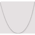 thumbnail image 2 of 14K White Gold Jbsp's 1.3mm Diamond-Cut Rope Chain (20 X 1.3) Made In Peru 7071-20, 2 of 5