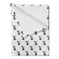 thumbnail image 2 of Eye Chart Soft Flannel Fleece Throw Blanket, Repetitive Monochrome Style Phoropter on a Plain Background, Cozy Plush for Indoor and Outdoor Use, 70" x 90", Charcoal Grey and White, by Ambesonne, 2 of 5