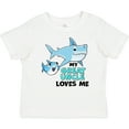 thumbnail image 3 of Inktastic My Great Uncle Loves Me with Cute Sharks Boys or Girls Baby T-Shirt, 3 of 5