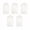 White, variant on Hyknon Clear Garment Bags for Hanging Clothes, 5-Pack Suit Bags with Zipper for Closet Storage, Dustproof Clothes Covers, Foldable Closet Organization, Storage Bags for Shirts Coats Dresses,24×32Inch
