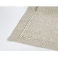 thumbnail image 3 of Fennco Styles Handmade Hemstitch Contemporary Linen Blend Natural Table Runner 16"W x 54"L, 3 of 4