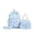 Blue, variant on High Ciber Large Capacity Three Piece Backpack for Students Double Shoulder School With Laptop Compartment And Stylish Print