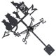 thumbnail image 2 of Outdoor Weather Vane Stainless Steel Weather Vane Yard Wind Indicator Weathervane, 2 of 3