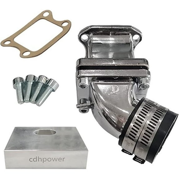 DONSP1986 Dio Reed Valve Kit & Block For2 Stroke 48/66cc/80cc Gas Motor Kit- Gas Motorized Bicycle