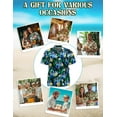 thumbnail image 4 of Cool Plumeria Bowling Hawaiian Shirt for Men, Bowling Ball Sport Bowler Button Down Summer Beach Short Sleeve, S-5XL, 4 of 4