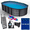 12 x 24 in, variant on Premium 12'x24' Oval Above Ground Pool Package, 54" Salt Friendly Aluminum Wall & Resin Top Rails & Uprights. Includes Pool, Skimmer & Return, Liner, Steps, Sand & Pump Filter System Plus Pool Float