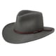 thumbnail image 1 of Sombrero Stetson Bozeman de lana de acero, talla S, ala de 8 cm, 1 of 1
