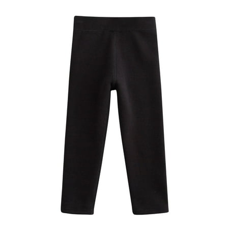 

Ovbmpzd Boys Pants Tapered Compression Black Solid Cotton High Rise Pants Boys Sweatpants 100