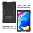 thumbnail image 5 of FIEWESEY Shockproof Rugged Case for Facetel Q3 Pro/TOSCIDO P20/P101/TOPELOTEK MID1001S/VUCATIMES N20/DUODUOGO/Vankyo Matrixpad S20/Hyundai Hytab Plus 10WB2 10"+Screen Protector (Black/Black, 1 Pack), 5 of 7