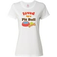 thumbnail image 3 of Inktastic Pit Bull Loved By A (Dog Breed) Women's T-Shirt, 3 of 5