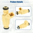 thumbnail image 4 of 4 Pcs Car Fuel Injector Nozzle Replacement Fit for Ford Escort LX SE 2.0L 1998 Beige, 4 of 6