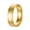 Gold, variant on Roman Numeral Rings for Men Women Stainless Steel 6mm Number Band Vintage Couples Unisex Everyday Statement Personalized Gift Jewelry Silver Plated Size 6