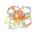 thumbnail image 3 of Bola ocupada,Bola ocupada para bebé Juguete sensorial para la dentición del bebé,Bola ocupada para agarrar la dentición Cubo de actividad para la dentición,Juguete mordedor bola naranja, 3 of 8