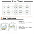 thumbnail image 3 of SDJMa Women's Full Figure Sports Bra Women V-Neck Solid Comfort Sports Yoga Top Traceless Camisole Underwear Bra, 3 of 3