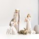 thumbnail image 4 of Adorno De Natividad Resina Natividad Pastor Escultura Navidad Nacimiento de Jesús Escena Ornamento (B) Tmvgtek Libre de BPA, 4 of 8