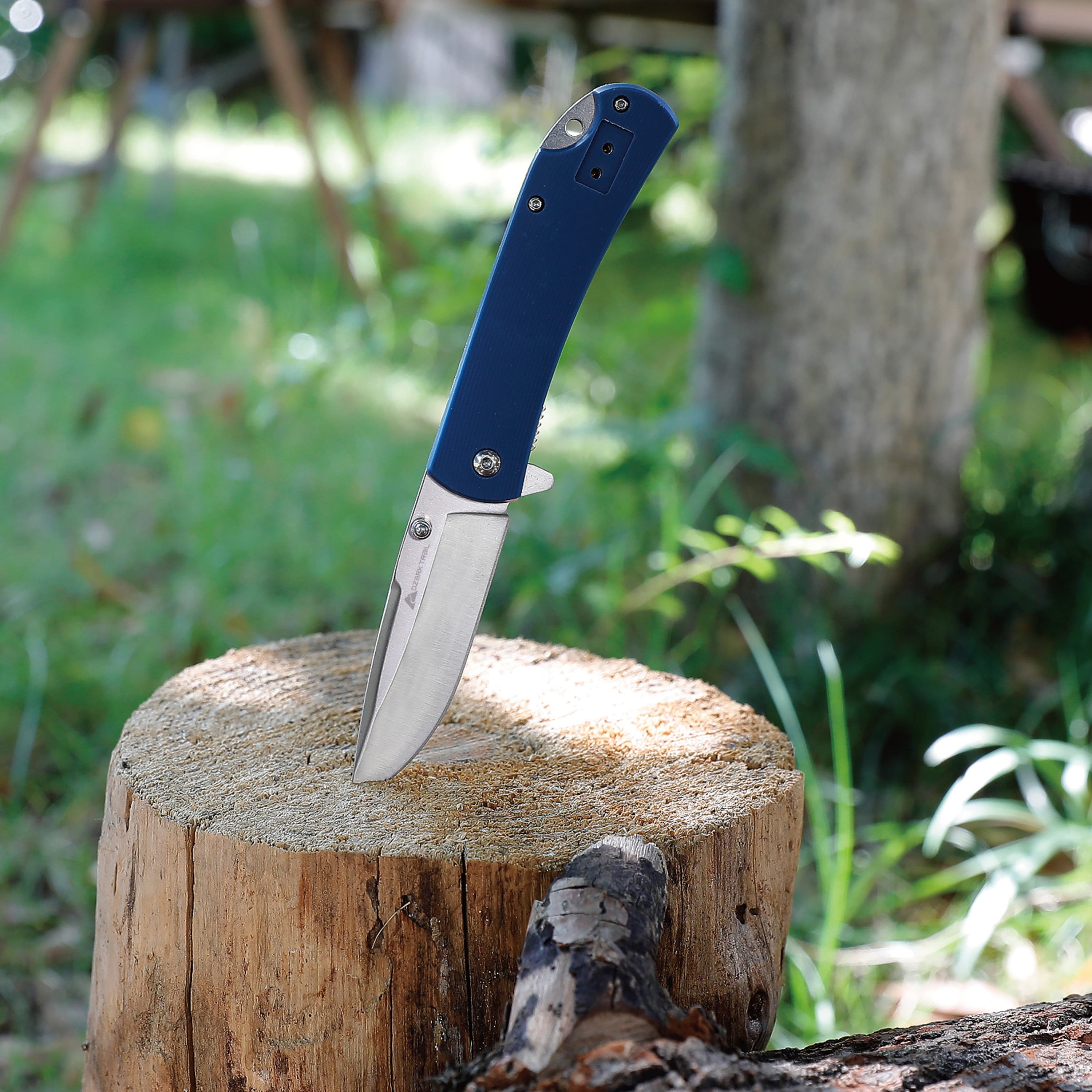 Ozark Trail Wanderlust 7.5 inch Folding Knife Blue