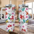 thumbnail image 2 of Ariel Tumbler 40Oz, Little Mermaid Stainless Tumbler, Princess Sea Coffee Tumbler, Disney Girls Trip Cup, Magic Kingdom Merch, 2 of 3