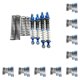 thumbnail image 3 of Tholdsy Amortiguador trasero para 1/10 Rc LOSI Baja Rey 4WD Amortiguador trasero de aleación de aluminio para 1/10 RC azul azul 10Conjunto, 3 of 6