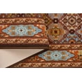 thumbnail image 6 of Extra-Long Low Pile Runner Rug Skid Resistant Backing Rug Runner Traditional Geometric Design Cut to Size Roll Runner Rugs - 48 Feet x 36 Inch, 6 of 7