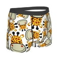 thumbnail image 3 of Haiem Giraffes Head Men's Boxer Briefs, Every Day Comfort Stretch Cotton Moisture-Wicking Underwear-X-Large, 3 of 9