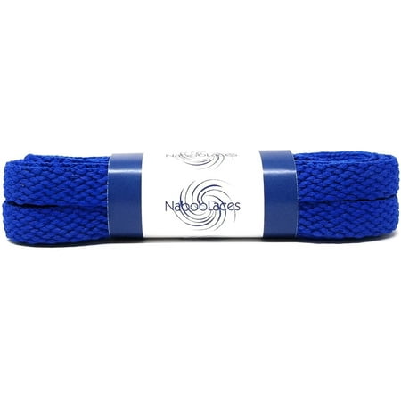 

Flat Athletic Shoe Laces 1 Pair Pack Multiple Sizes Multi Color For All Sneaker Types Made in the USA ( royal 36 (91 cm) )