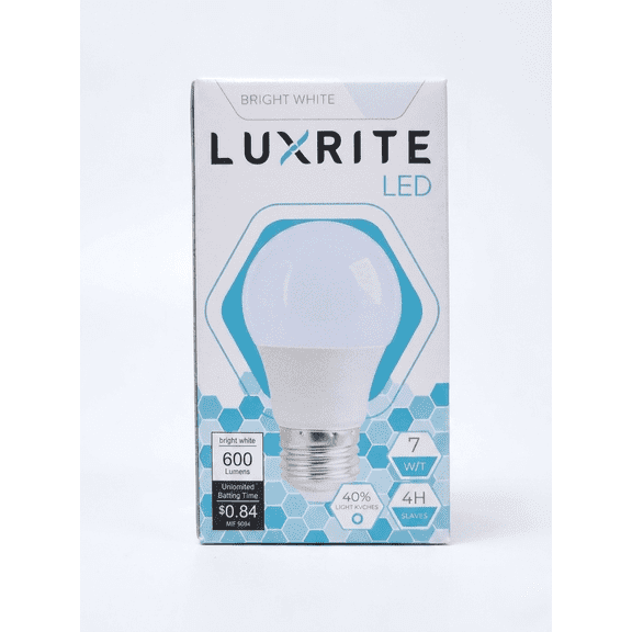 Luxrite LR21353 7W A15 LED Bulb, 40W Equivalent, 600 Lumens, 5000K Daylight