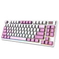 thumbnail image 3 of Teclado Gamer Mecanico MSI FORGE GK600 TKL WIRELESS VIOLET Switch Violeta Inalambrico USB 2.4 GHz + BT Tamaño 80% Blanco/Rosa FORGE GK600 TKL W VIOLET US, 3 of 5