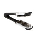 thumbnail image 2 of Plancha de pelo, peine alisador, cepillo de doble cara, pinza, fibras naturales, 2 of 8