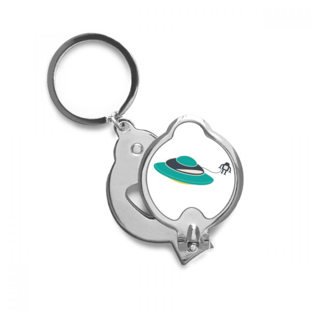 Universe Alien Monster UFO Finger Nail Clippers Scissor Stainless Steel Cutter