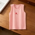 thumbnail image 3 of Glisme Toddler Girls Lightweight T-Shirt Graphic Print Sleeveless Crew Neck Fall Loose Fit Girls Tees Size 3-4 Years Light Pink, 3 of 3