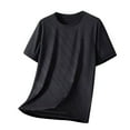thumbnail image 2 of COSFO Mens Tshirts Crew Neck Short Sleeve Casual Tops Breathable Loose Pullover Solid Mens Classic T-Shirt, 2 of 7
