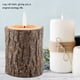 thumbnail image 5 of Portavelas De Tronco Liso Portavelas Madera No Tóxica Sin Olor Para Decorar El Hogar Poner Velas En Bodas Agregar Un Ambiente Romántico Anggrek Otros, 5 of 8