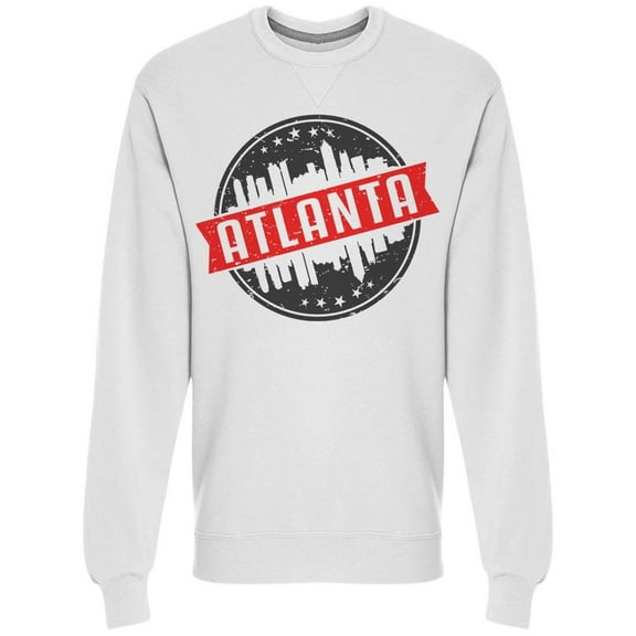 Atlanta Georgia Round Travel Sweatshirt Men -Image by Shutterstock, Male Small