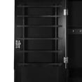 thumbnail image 4 of vidaXL Free Standing Jewelry Cabinet with Mirror Black, 4 of 7
